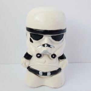 Mexican Pottery Hand Painted Stormtrooper Bank Figure Star Wars Ceramic